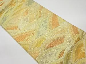 リサイクル　佐賀錦荒波模様織出し袋帯